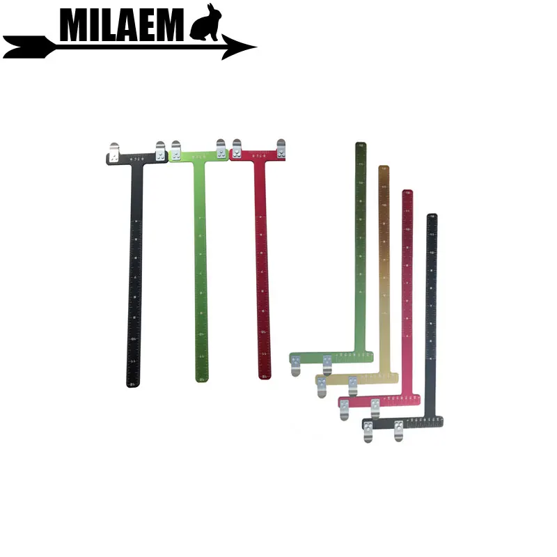 1pc Archery T/L Ruler Brace Height Nocking Point Measure Square