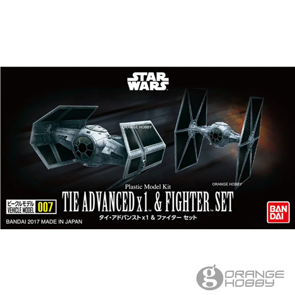 

OHS Bandai Star War Vehicle Model 007 Tie Advanced Assembly plastic Model Kits oh