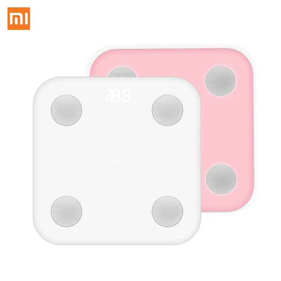 Оригинальный Xiaomi Mi Smart Body Fat Scale 2 Mifit APP & Composition Monitor со скрытым светодиодным