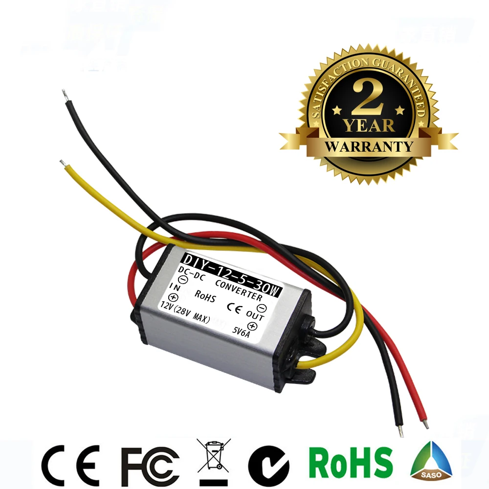 DC 12V//24V to 6V DC//DC Power Converter Regulator STEP DOWN 10A 60W