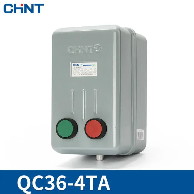 chint electromagnetism starter magnetic force starter qc36 4ta motor AC Motor Starter Switch chint electromagnetism starter magnetic force starter qc36 4ta motor starter phase protect magnetic force switch