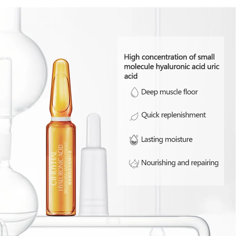 7 шт./кор. уход за кожей Гиалуроновая кислота мышцы ампульная эссенция увлажняющий принести укрепляющий Отбеливание Питательный Уход за лицом