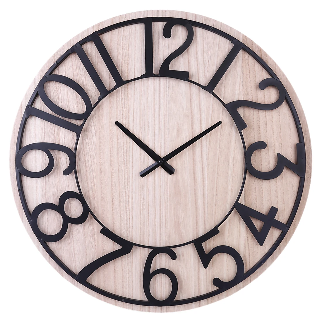 

60cm Simple Fashionable Mute Clock Large Wall Clock Retro Vintage Antique New Arrival Hanging Clock Home Decoration