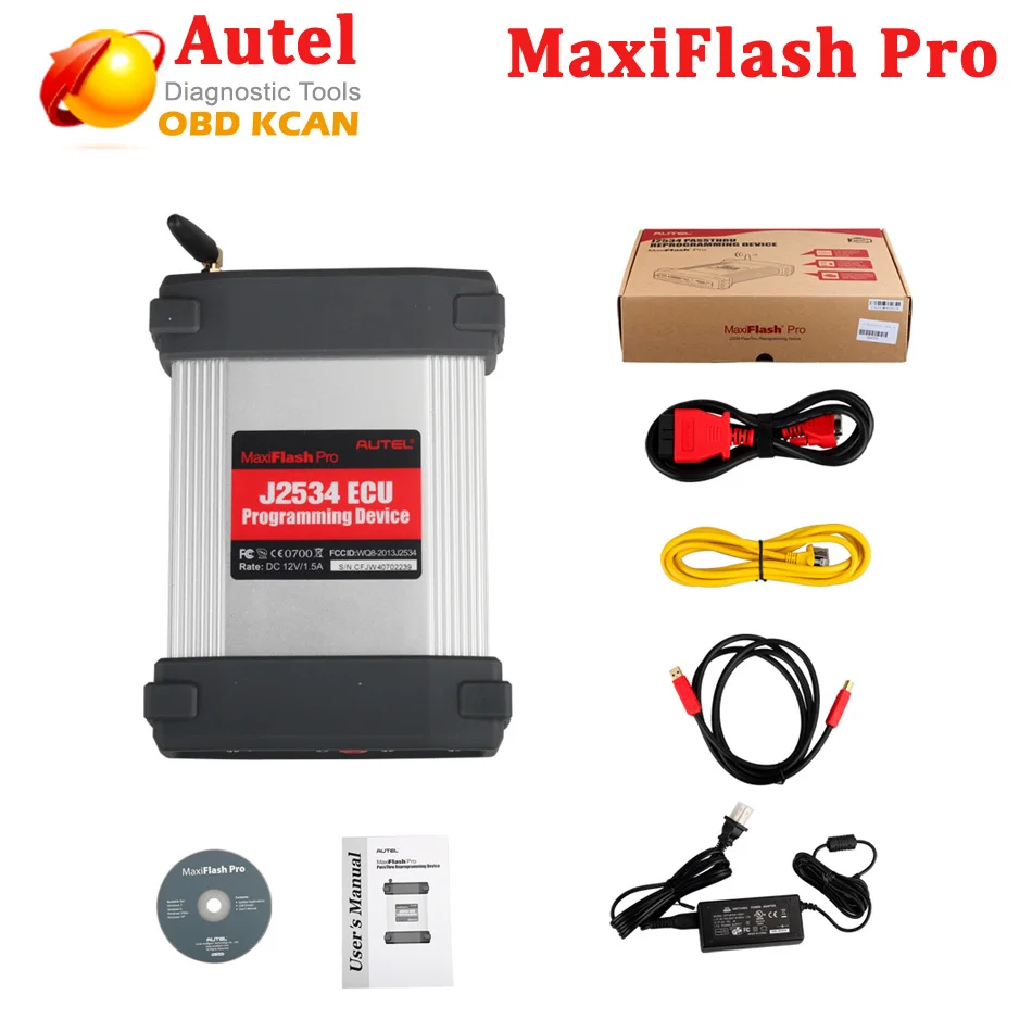 

100% Original Autel MaxiFlash Pro J2534 ECU Programming Tool Works with Maxisys 908/908Pro auto diagnostic tools best quality