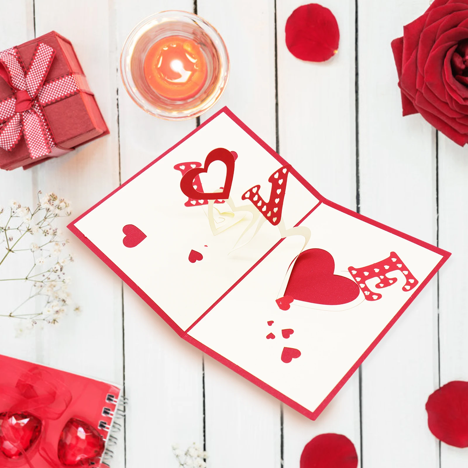  Hot 3D Butterfly Invitation Card Rose Invitation Card Wedding Aniversary Valentine's Day Invitation - 32882983739