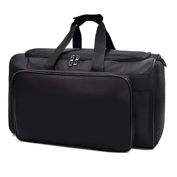 

2019 New Big Men Travel Bag Large Capacity Women travel bag organizer Black Hand Luggage Duffle Bag Waterproof Weekend Bags