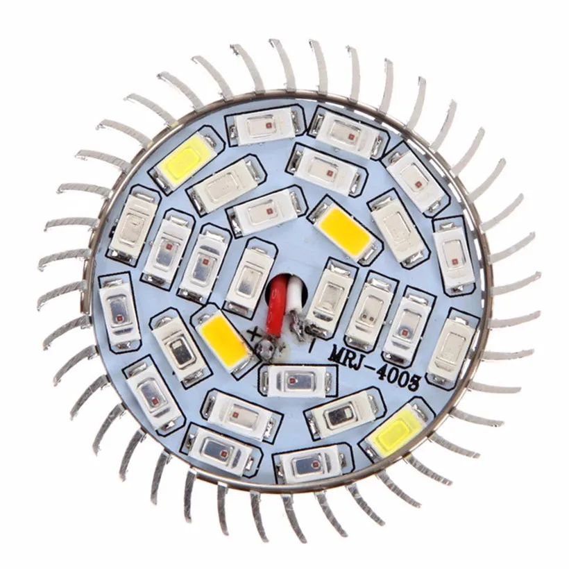 Светодиодный лампа для выращивания E27 E14 GU10 красные, синие Светодиодный лампа для роста растений для парниковый эффект; Выращивание растений без почвы растений в помещении AC85-265V 100 шт