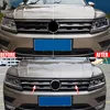 2pcs Front Hood Grille Grill Mesh Sticker Lid Refit Molding Style Garnish For VW TIGUAN mk2 Europe Version 2016 2017 2022 19 20 ► Photo 2/6