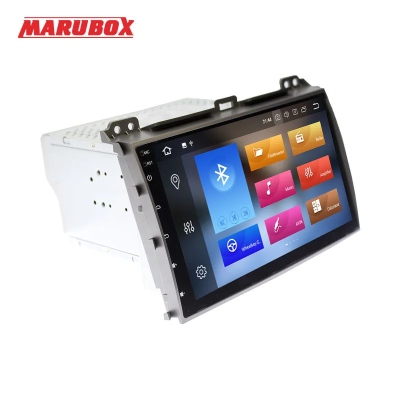 Best MARUBOX 2 Din Android 9.0 Eight Ocre 4GB RAM For Toyota Prado 120 Land Cruiser 9" IPS GPS Radio Car Multimedia Player 9A107PX5 4