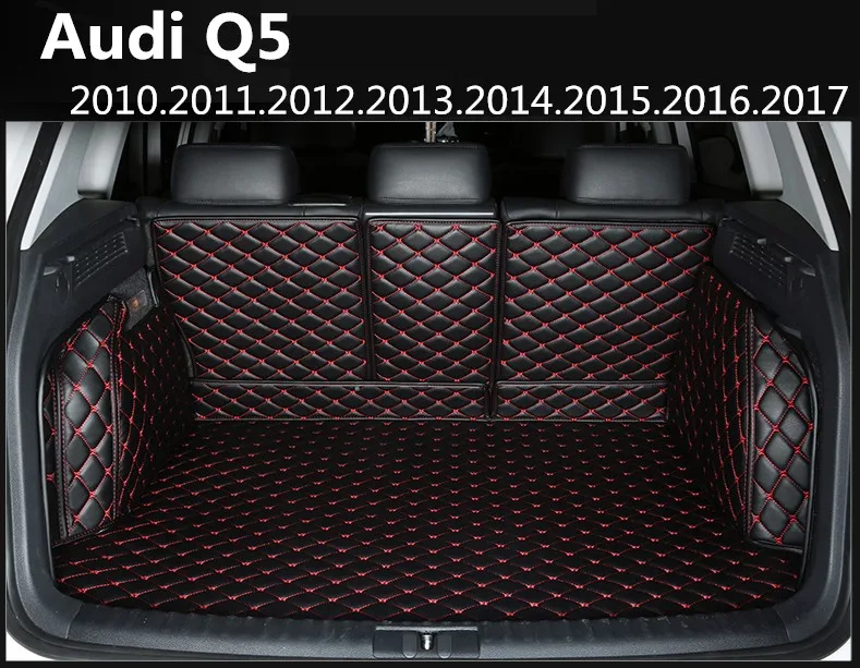 Кожаные коврики с вышивкой для Audi Q5 SQ5 2010 2017|leather leather|leather highleather audi |