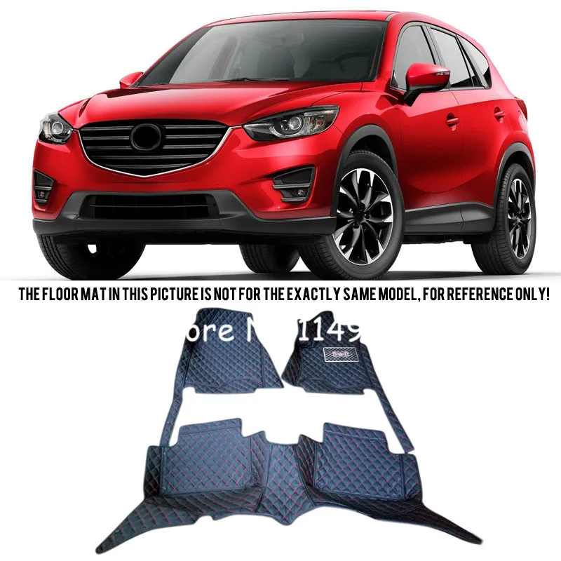 

For Mazda CX-5 CX 5 2013 14 15 2016 Interior Leather Custom Car Styling Waterproof Auto Floor Waterproof Mats & Carpets Pads
