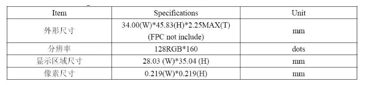 Z180N006 1,8 дюймов TFT ЖК-дисплей дисплей 128*160 8-битный параллельный порт 20PIN IC: ILI9163