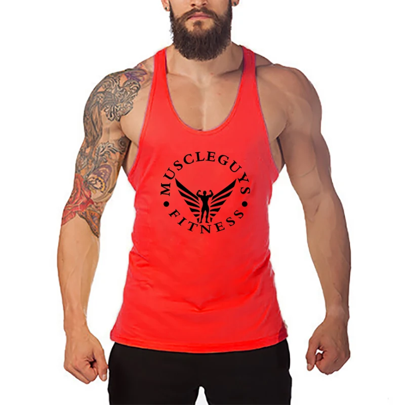 Бренд Muscleguys одежда для фитнеса мужская рубашка бодибилдинга тренировочная майка