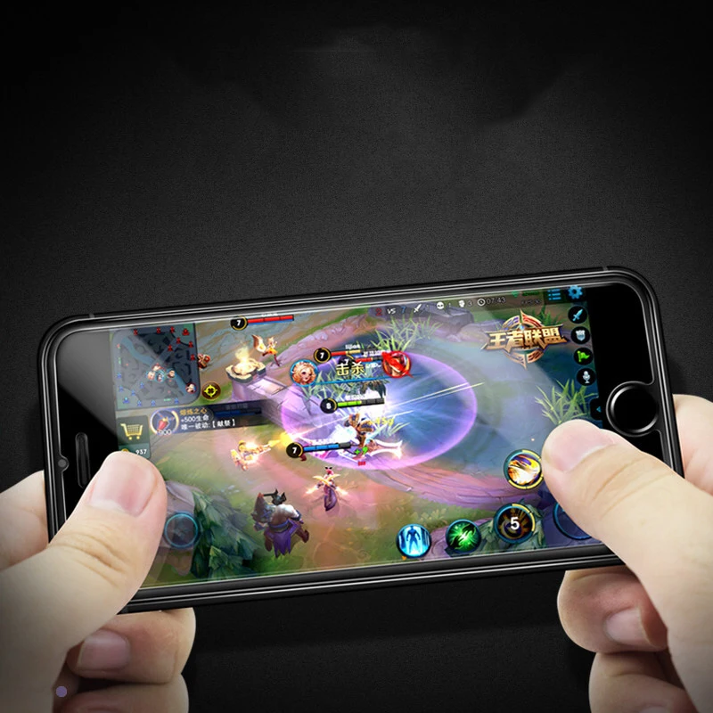 2 шт. 9H 2.5D Закаленное стекло для iPhone X 7 8 PLUS 6 6S защита экрана Противоударная Apple XR XS