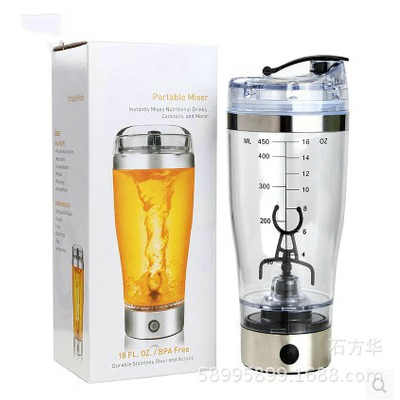 Cheap Electric Protein Shaker Blender Mixing Coffee Cup Continental Cup Lazy Self Automatic
