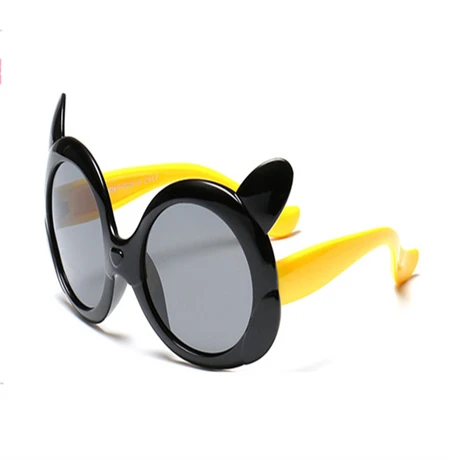 Классические Детские поляризованные солнцезащитные очки с мультяшными оттенками для детей, защитные очки с цветным покрытием, защита от солнца, защита от ультрафиолета, 400 - Цвет линз: Фиолетовый