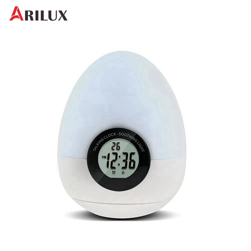 

ARILUX LED Wake Up Light Colorful Touch Dimmable DC4.5V Night Light Bedside Table Lamp
