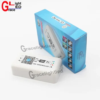 

NEW LED WIFI RGB Controller DC12-24V 12A MINI WIFI LED Controller,Smart RGB Dimmer for iPhone and Android