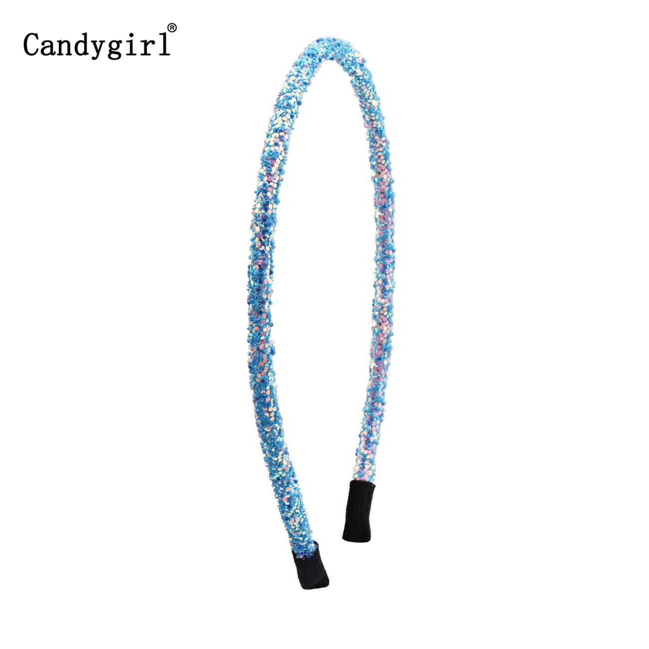 8pcs Children Glitter Shiny Sequins Headband Novelty Hair Bands Hair Hoop for Girls Women Girls Headbands Halloween Headdress large hair clip