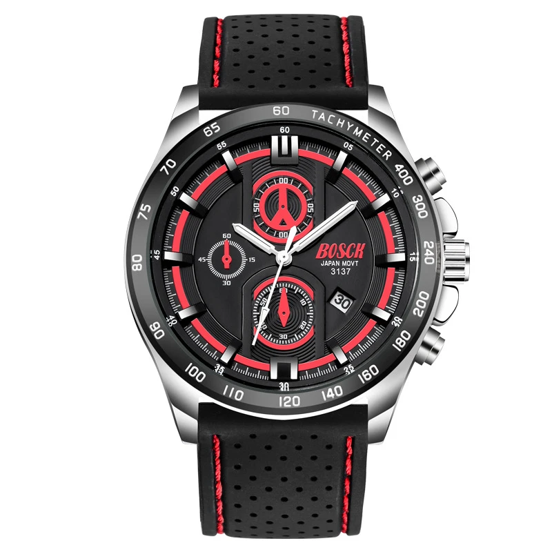 

BOSCK Waterproof Watch Men Sport Military Watch Silicone Band Quartz Man Wristwatch Outdoor Sports Clock Male Reloj New Fashion
