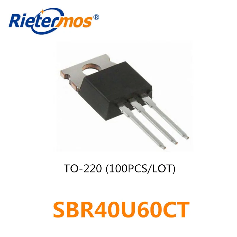 100 шт. SBR40U60CT SBR40U60 40U60-220 Высокое качество | Электроника