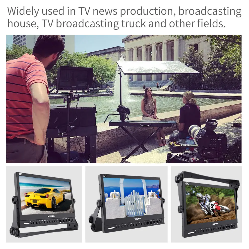 ЖК монитор Seetec 4K133 9HSD 192 13 3 дюйма IPS 3G SDI 4K HDMI|4k monitor|ips monitormonitor with hdmi |