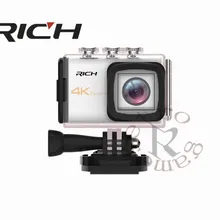 Экшн-камера HD 4k 2,4G с пультом дистанционного управления, Wifi, 170 градусов, широкоугольный совместимый внешний микрофон, водонепроницаемая Спортивная камера 30 м