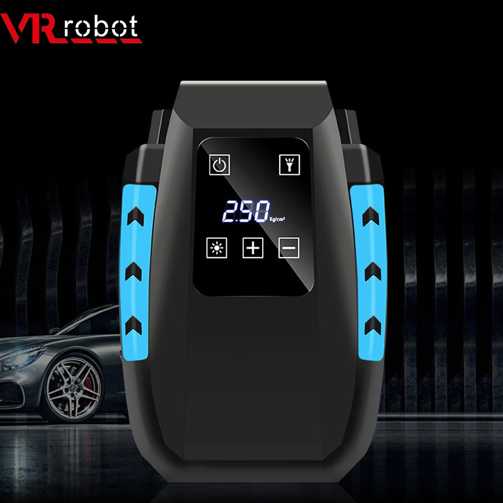 

DC 12V Portable Digital Car Air Compressor Pump Universal Tire Inflator LCD Touch Screen Car Motorcycles Bicycles Pump With LED