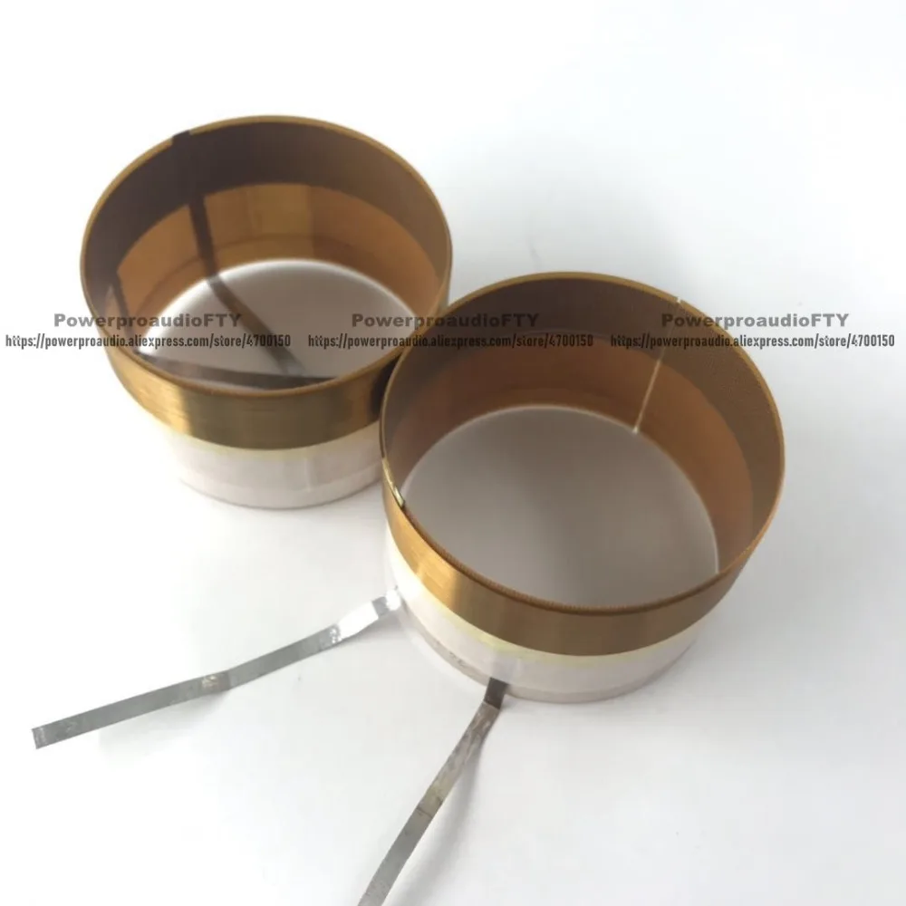 

4pcs/lots Aluminum wire 76.2 Core Bass Voice Coil 76.2mm Subwoofer 8OHM Speaker Accessories DIY flat wire