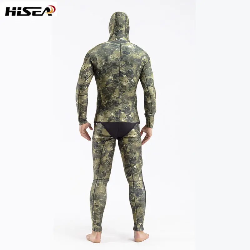 Hisea мужской неопреновый костюм для дайвинга 7 мм внутри гладкая кожа
