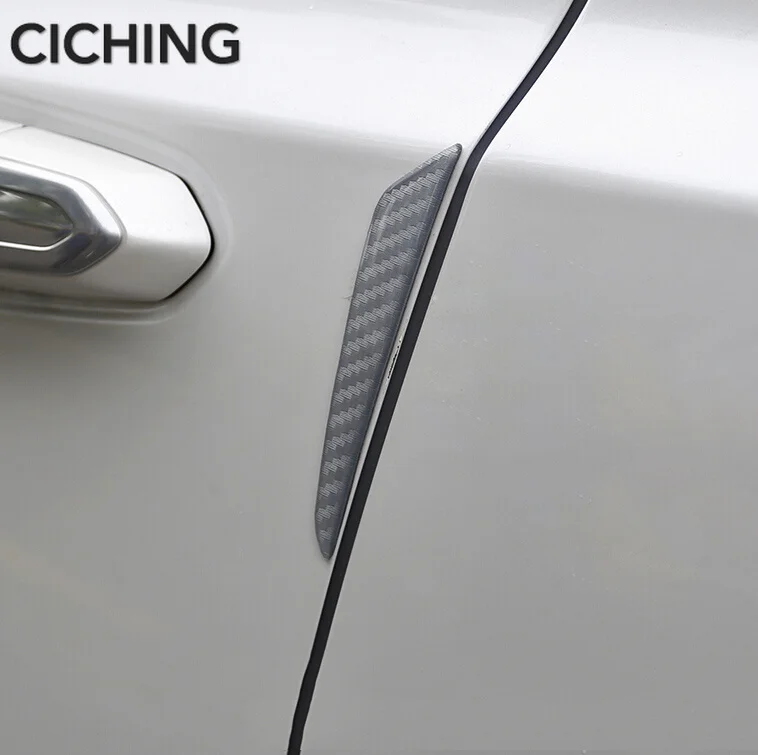 

4pcs/lot carbon fiber Car Door side Edge Protection stickers for Chevrolet cruze aveo captiva trax epica spark cruze accessories