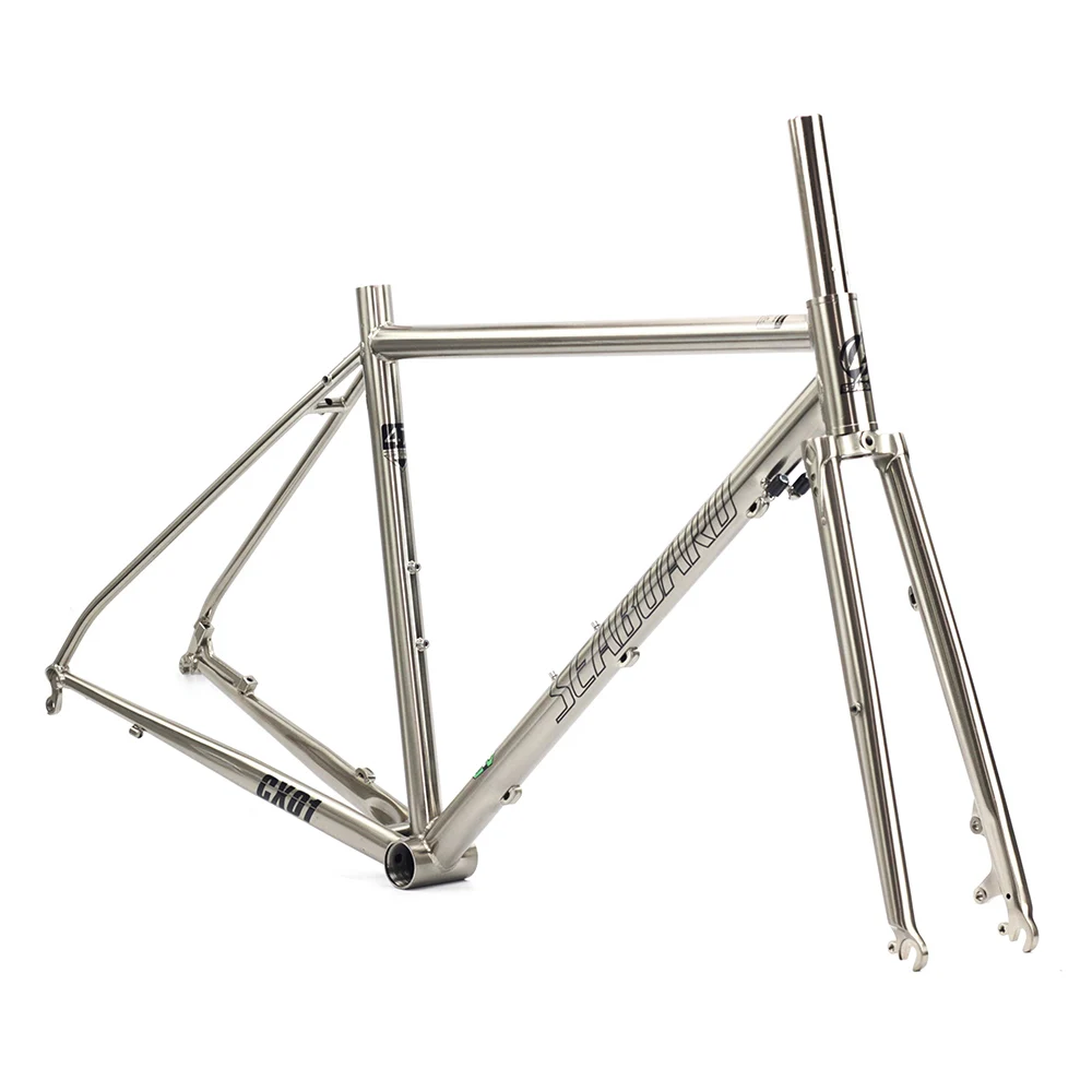 Buy SEABORAD Chrome Road bike Frame Fork 700C Classic