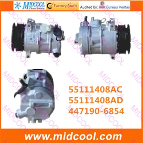  HIGH QUALITY AUTO AC COMPRESSOR 6SEU16C FOR 55111408AC 55111408AD 447190-6854
