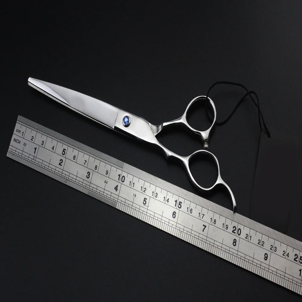 Высокое качество Япония 440c 7 ''левая рука волосы ножницы для резки парикмахерские makas ножницы для волос Парикмахерские ножницы