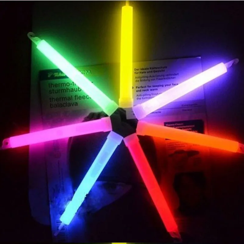 حار بيع الحفل البرية توهج عصا الفلورسنت متعددة الوظائف بقاء التخييم الطوارئ أضواء Glowstick