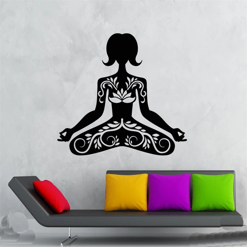 Wall Stickers Vinyl Decal Buddha Buddhism Om Zen Yogain Wall Stickers