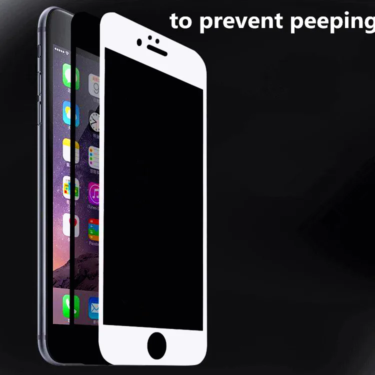 Новинка 2017 противошпионское закаленное стекло для защиты экрана iPhone 6 6s Plus 7 7Plus