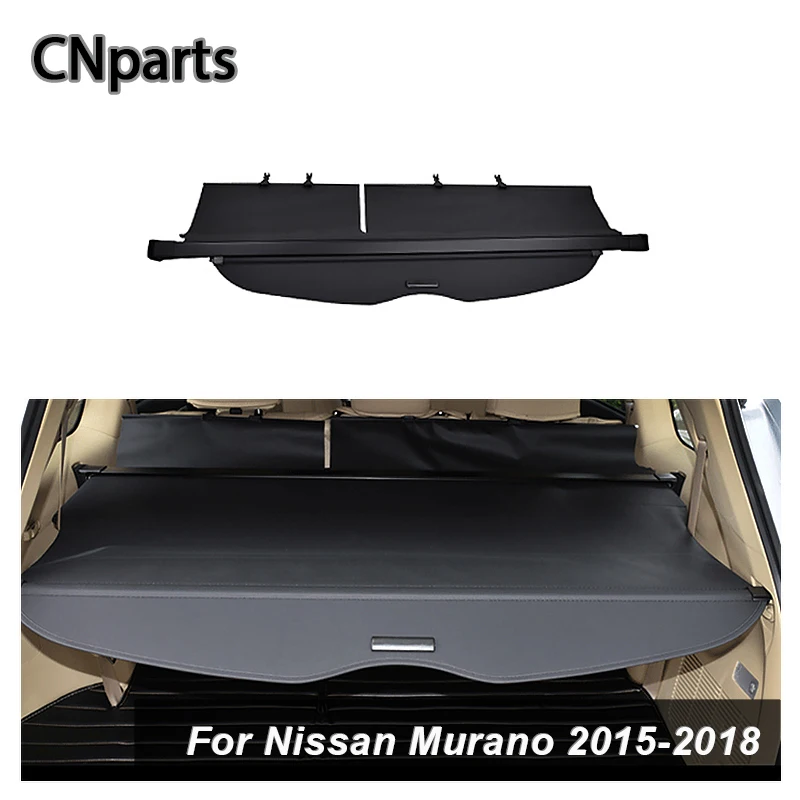 CNparts Car Rear Trunk Cargo Cover For Nissan Murano 2015 2018 Styling