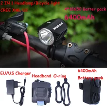 Свет велосипед XM-L U2 светодио дный глава фара 2000Lm Водонепроницаемый велосипед передний свет светодио дный фары+ 8,4 В Батарея обновления и Зарядное устройство