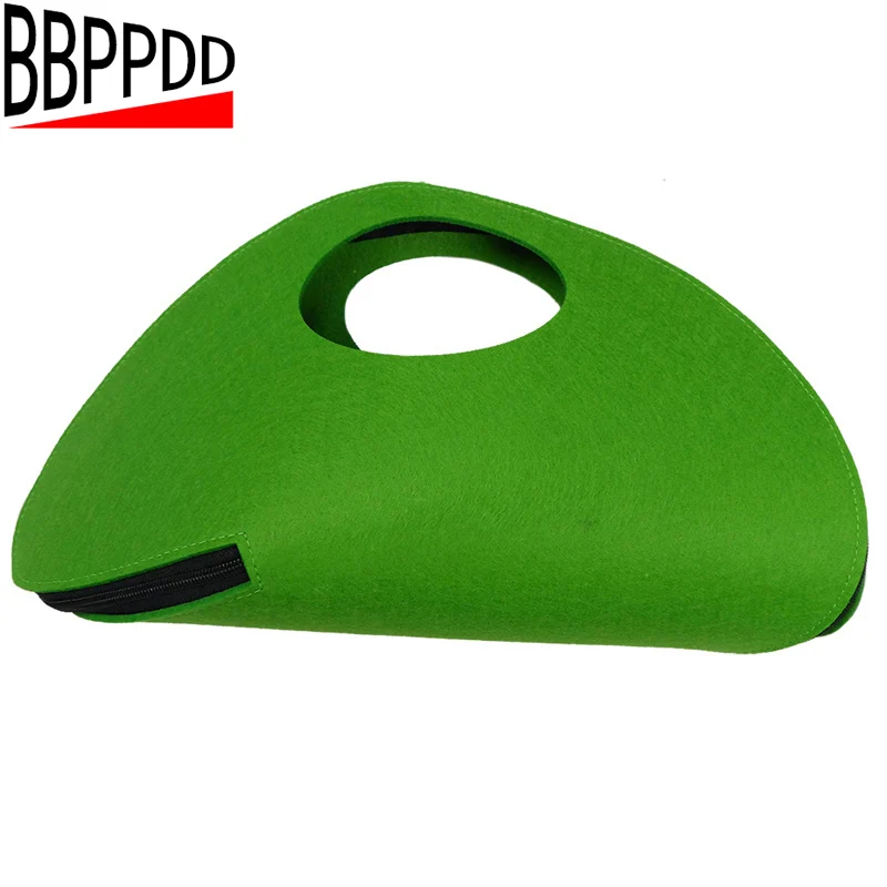 

BBPPDD Handbag Women Felt Bag 2018 New Cute Bag High Quality Felt Small Women Clutch Bags Simple Fashion Women Tote Bags