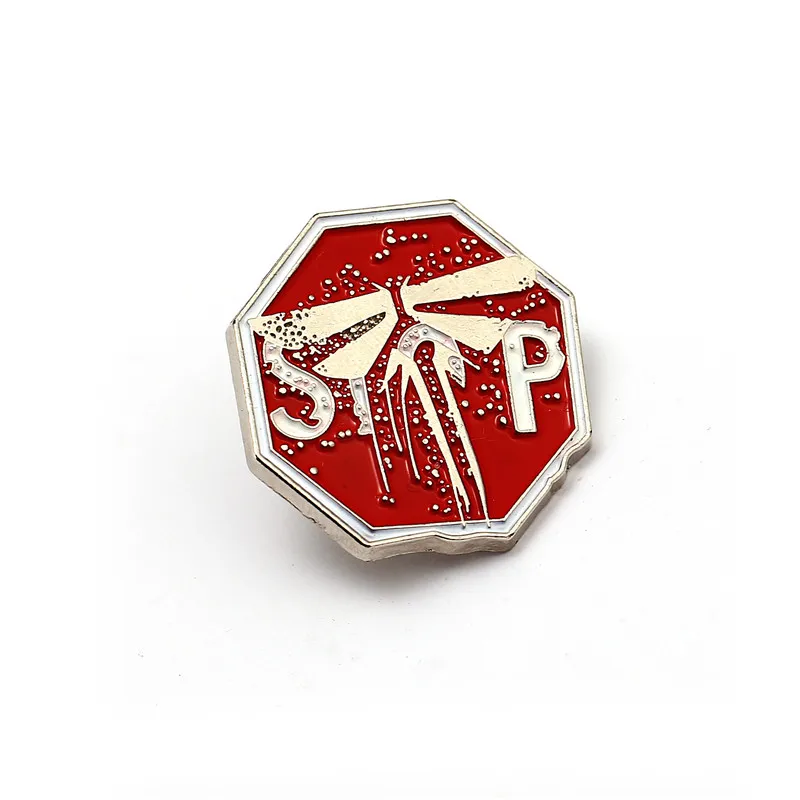 

HSIC New 2018 Game The Last of Us Part II 2 Firefly Logo Badges 3D Metal Brooches Pins Cosplay Accessories Gifts HC12697