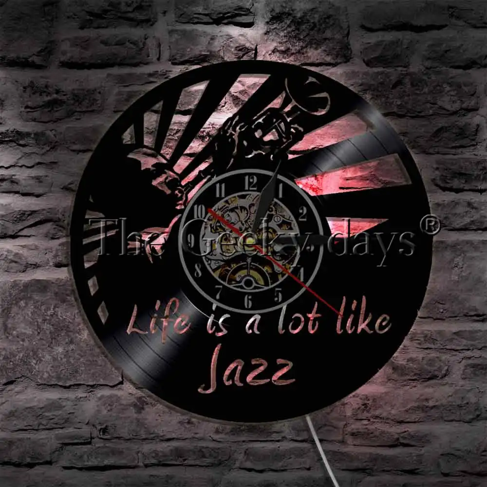 Life Is A Lot Like Jazz настенные часы Band виниловая пластина классический джаз музыка