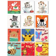 40x40 см-защелка diy живопись по номерам мультфильм Кот фотографии по номерам стены картину Животные Цифровая живопись маслом merry christmas