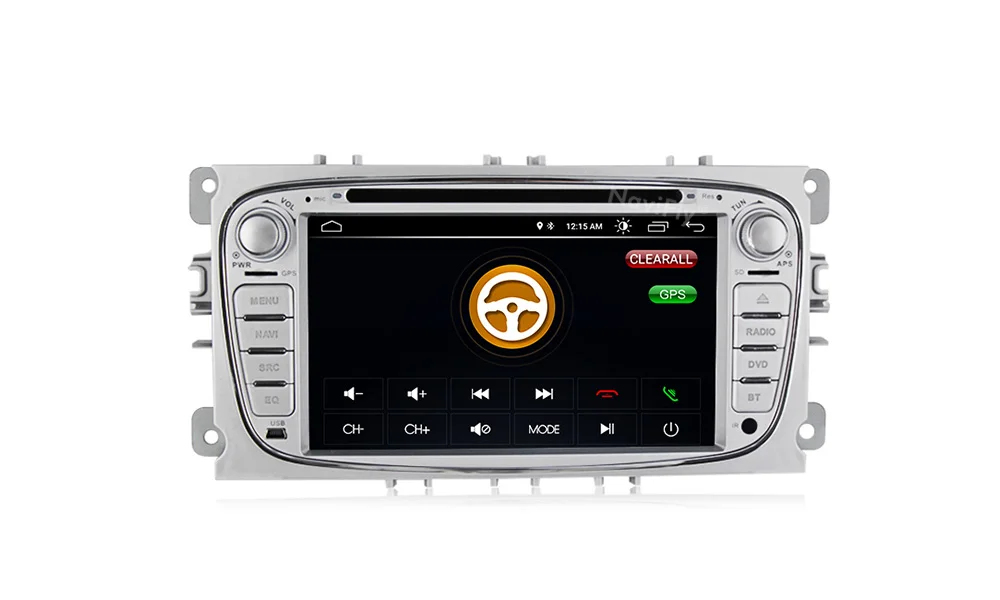 Top New Arrival! Android 8.1 system car dvd player for FORD/Focus/S-MAX/Mondeo/C-MAX/Galaxy support gps Navigation wifi bluetooth FM 18