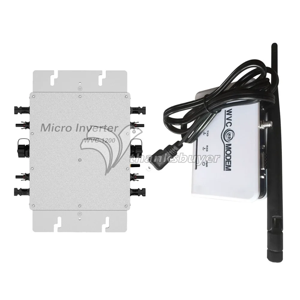 

WVC1200W Micro Inverter Solar Power Pure Sine Wave + Photovoltaic Inverter Power Data Acquisition