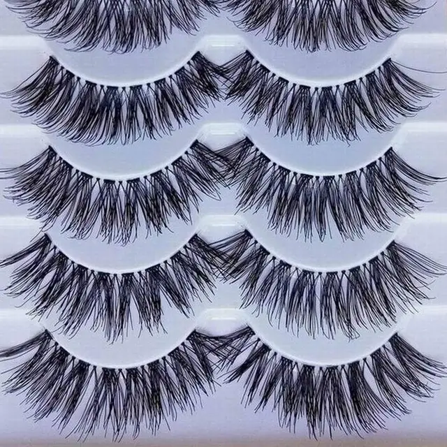 Special Offers 5 Pairs Makeup Handmade Natural Long Volume False Eyelashes Lashes Extensions Eyes Makeup Tool Special Offers 5 Pairs Makeup Handmade Natural Long Volume False Eyelashes Lashes Extensions Eyes Makeup Tool