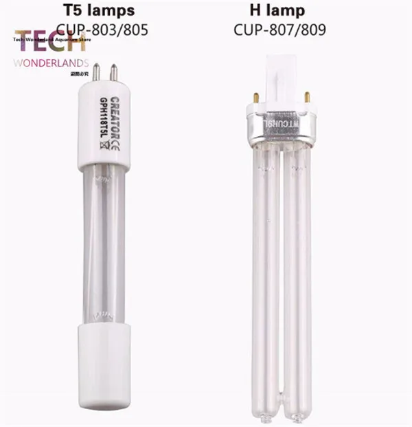 Оригинальный УФ-стерилизатор SUNSUN GRECH CUP-805/807/809 5/7/9 Вт лампа для очистки воды