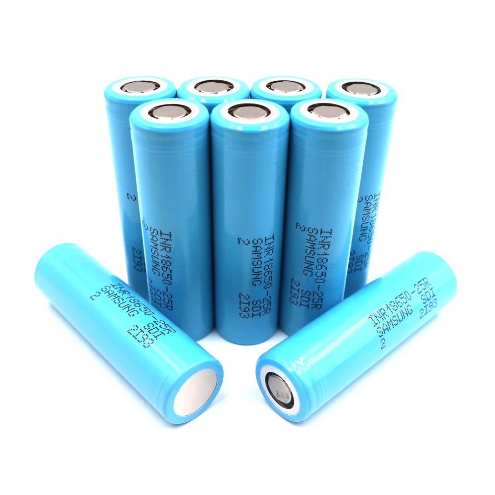 Li-Ion 2500 mAh 25R 13 шт аккумулятор 18650 аккумуляторная батарея, мощный инструмент батареи, ток разряда 20A, литий-ионный аккумулятор