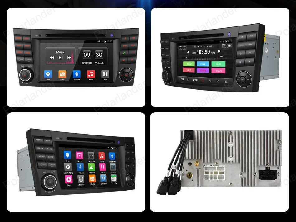 Perfect Android4.4 Car CD DVD player Support DTV GPS BT 3G WiFi DAB+ TPMS FM AM radio For B/enz E C/lass W211 W209 W219 18