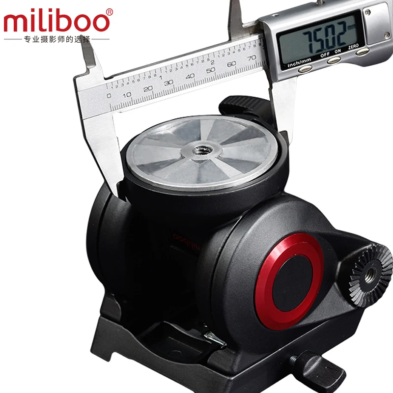 miliboo MTT704B Professional Portable Carbon Fiber Camera Camcorder Tripod for Video/DSLR StandHalf